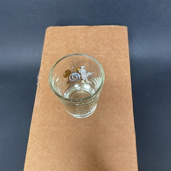 DISNEYLAND 50 Years Gold Accent “Happiest Homecoming On Earth” Shot glass - Picture 7 of 10